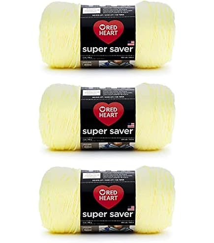 Amazon.com: Red Heart Super Saver Yarn-Lemon