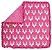 Dear Baby Gear Baby Blankets, Antlers on Pink, Pink Minky
