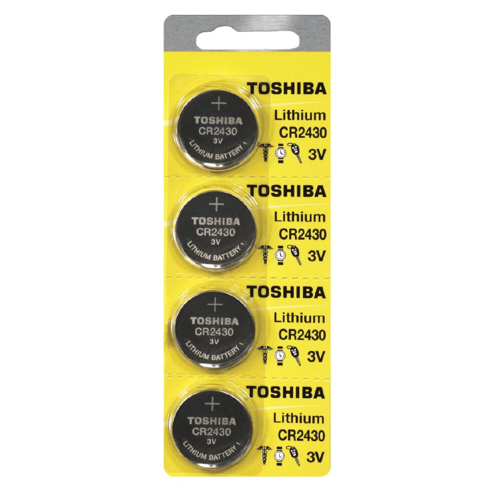 Toshiba CR2430 3 Volt Lithium Coin Battery (120 Batteries)
