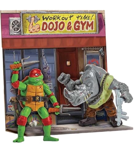 Amazon.com: TEENAGE MUTANT NINJA Michelangelo vs Leatherhead