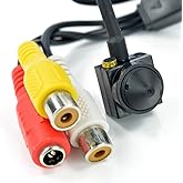 Vanxse&reg; CCTV Hd Mini Spy Pinhole Security Camera 1000tvl Hidden Mini CCTV Surveillance Camera Indoor/Outdoor (VS-TN007)