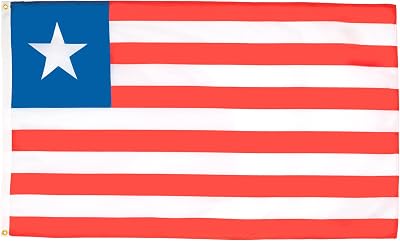 AZ FLAG Liberia Flag 2x3 ft 100D Polyester with 2 Metal Grommets