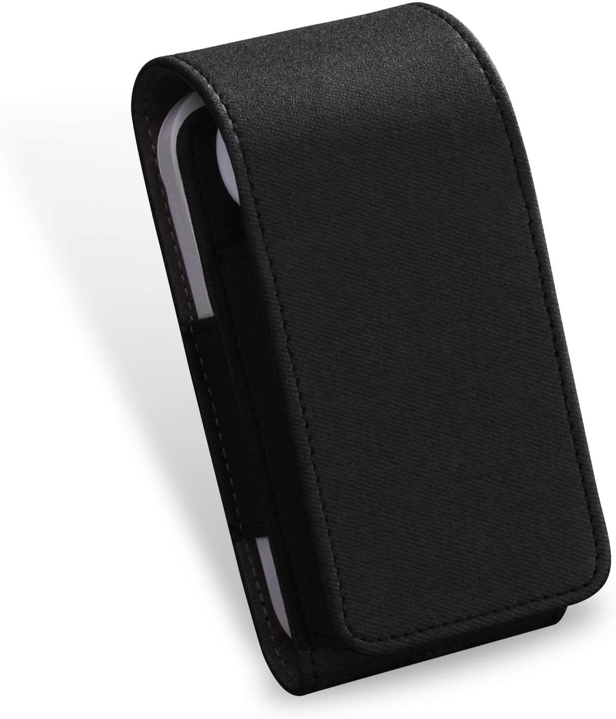 Cigarette Case Bag,LHZTZKA for Electronic iQOS Cigarette, Protective Case/Holder, Space for Purse, Synthetic Leather, with Card Holder-Dark Gray