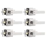 Probrico 6 Pack Privacy Door Levers for Bed and