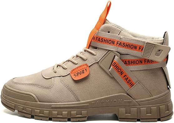 Amazon Inuppy ブーツ メンズ ハイカット 軽量 厚底 ブーツ 男性用 レースアップブーツ ワークブーツ エンジニアブーツ ショート ブーツ 通学 通勤 通年タイプ 黒 ブラック カーキ グレー Inuppy シューズ バッグ