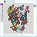 Fairylove 12×12 inches Diamond Painting Kit Full Skull Bead Kit Cross Stitch Kit Art Craft, Butterfly Skull
