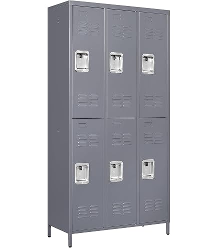Amazon.com: WINHOLT EQUIPMENT WL-66 Lockers, 6 Tier, Floor Mounted
