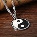 Cupimatch Stainless Steel Retro Buddhism Sixth Mantra Pendant Necklace Chain for Men for Fathers Day