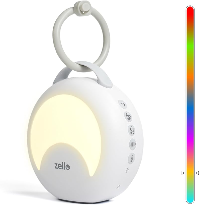 LUMI Zello YourVoice White Noise Machine Baby Sleep Aid 30 Sounds