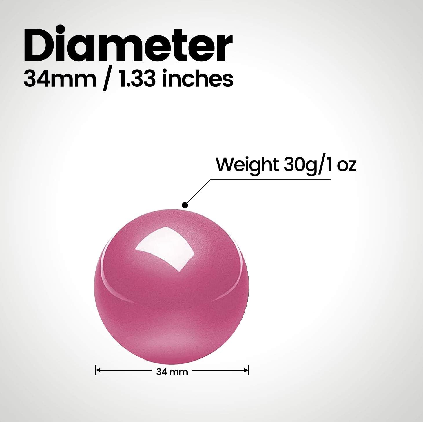 perixx PERIPRO-303 GPK Small Trackball, 1.34 Inches Replacement ball for PERIMICE and M570, Glossy Pink - Image 4