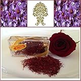 Premium Quality La Mancha Spanish Saffron. Rose Red. 1gm. 200+ Grade.