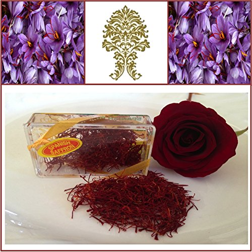 Premium Quality La Mancha Spanish Saffron. Rose Red. 1gm. 200+ Grade.