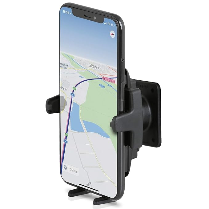 Wicked Chili Universal Armaturenbrett Halterung für iPhone XS, X, 8 Samsung Galaxy S10, S9, A6+, J8, A8+(2018) Huawei P20 Pro