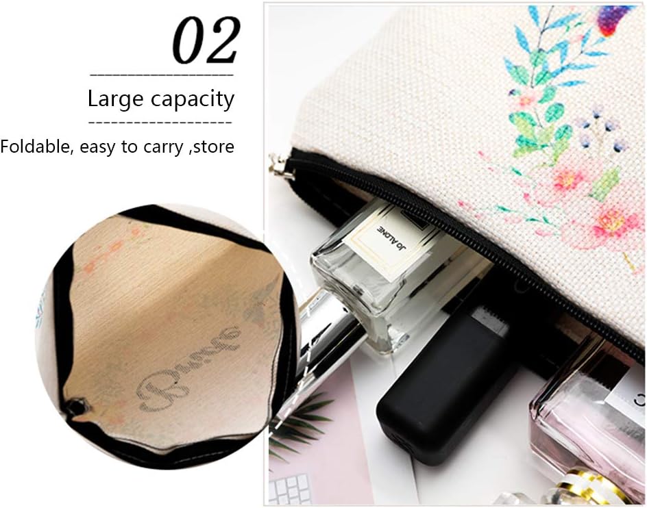 50th Birthday Gifts for Women - 1970 Birthday Gifts for Women, 50 Years Old Birthday Gifts Makeup Bag for Mom, Wife, Friend, Sister, Her, Colleague, Coworker(Makeup bag-50th Unicorn)