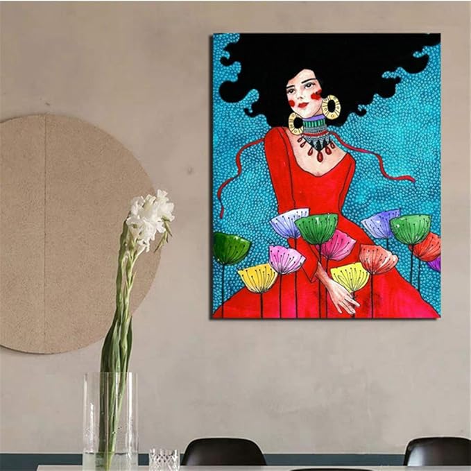 pretty Girl Poster Wall Art Posters Prints Modern Wall Picture For