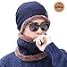 Mens Fashion Hats HINDAWI Thick Wool Knit Skull Cap Warm Winter Snow Slouchy Beanies