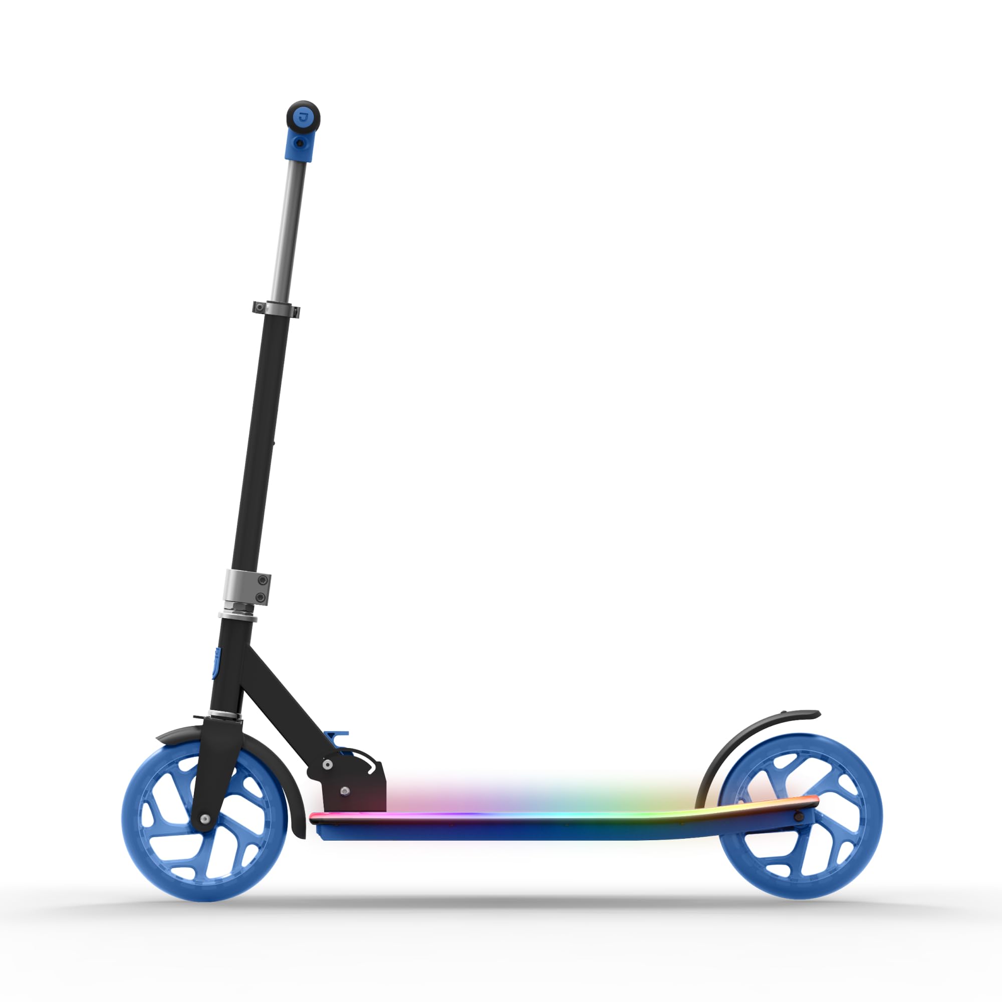 Jetson Kids 2-Wheel Light-Up Kick Scooter, LED Lights on Handlebar, Stem, Wheels & Deck, Adjustable Handlebar, Rear Brake, Easy-Folding Mechanism, Ages 5+ Image