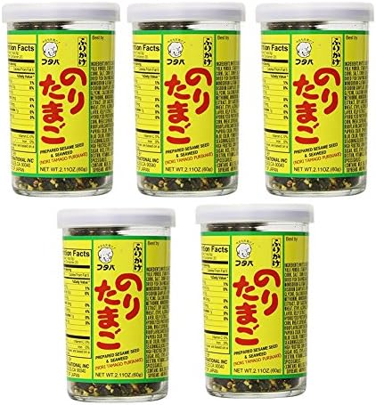 [ 5 Packs ] Futaba Furikake Noritamago, 2.11 Ounce