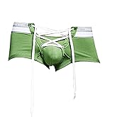 Banana Bucket Men's Sexy Lingerie Cotton Tie Rope Cute Boxer Brief Underwear Panties