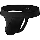 Summer Code Men's Thong Pouch Undewear Low Rise T-Back Under Panties Breathable and Lightweight G-String Bikini