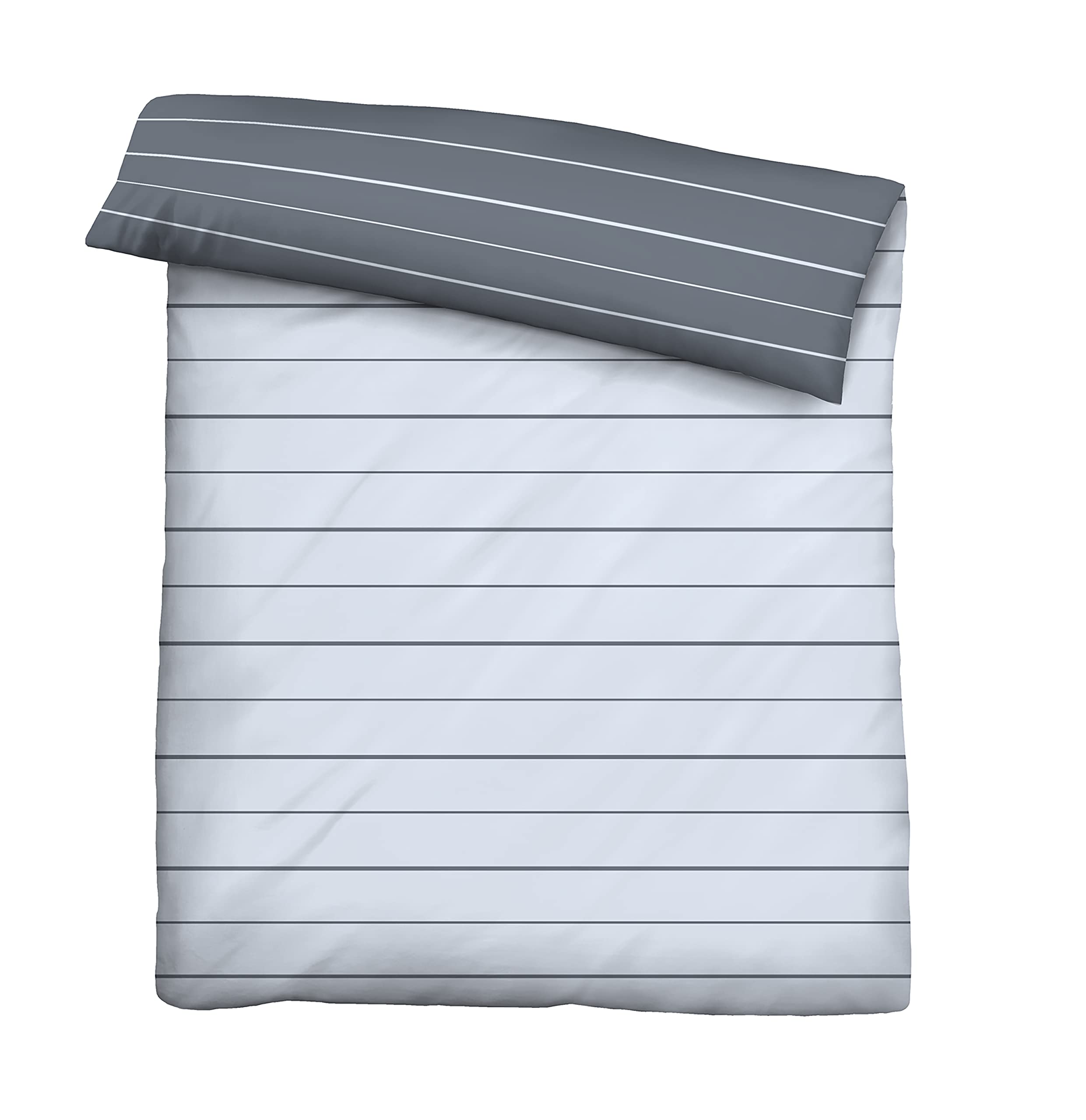 Biberna Mix & Match 0636044 Maco Cotton Satin Duvet Cover 1x 135 x 200 cm Blue — image 1