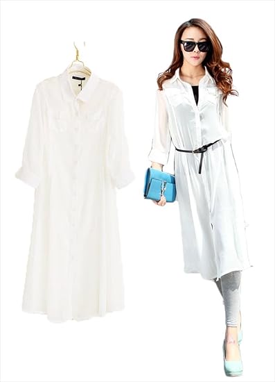 Amazon パンダファミリー ワンピース カーディガン 無地 立ち襟 Uvカット ロング 夏 白 黒 青 紫 ホワイト カーディガン ボレロ 通販