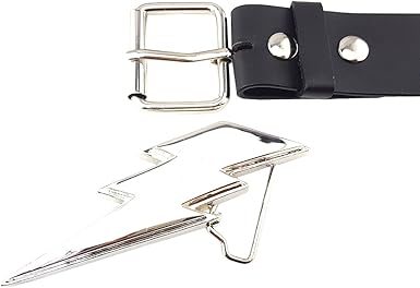 lightning bolt belt buckle