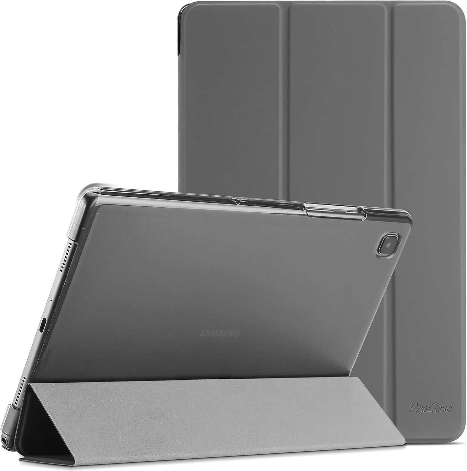 ProCase Cover for Galaxy Tab A7 10.4” Case 2022 2020(SM-T500/ T503/ T505/ T507/T509), Slim Lightweight Protective Hard Cover -Grey