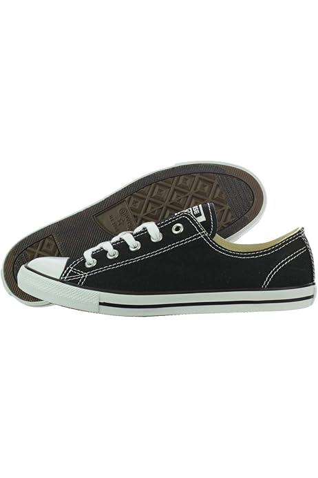 converse dainty black leather