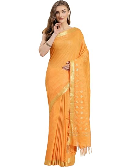 Linen Handwoven Saree and Blouse ALBGSA0029