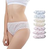 Relaxcare Women's Disposable Underwear Nonwoven Ladies Briefs Panties for Hotel Spa Hospital Stays Travel 20 Pack