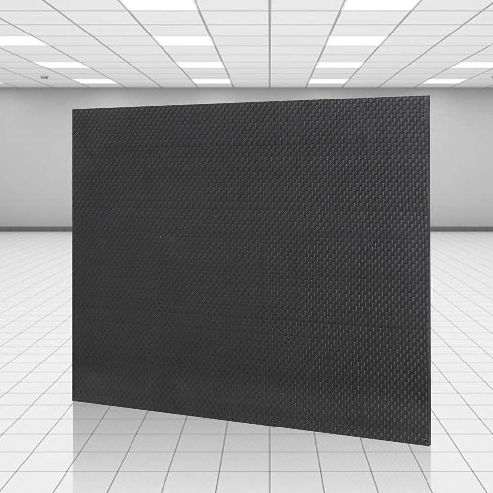 Carbon Fiber Plate, High Hardness Twill Carbon Fiber Plate Board Sheet Material with Bright Glossy Surface(230 * 170 * 3 mm)