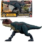 Mattel Jurassic World Dinosaur Action Figure, Running & Biting Carnotaurus with Roar Sounds, Charge N Chomp, Digital Play
