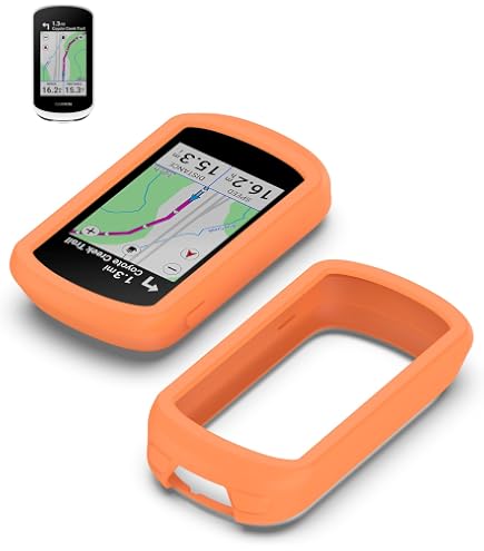 Custodia In Silicone GIOPUEY Per Garmin InReach Mini 2 | Ultrasottile Antiurto | Colore Arancione