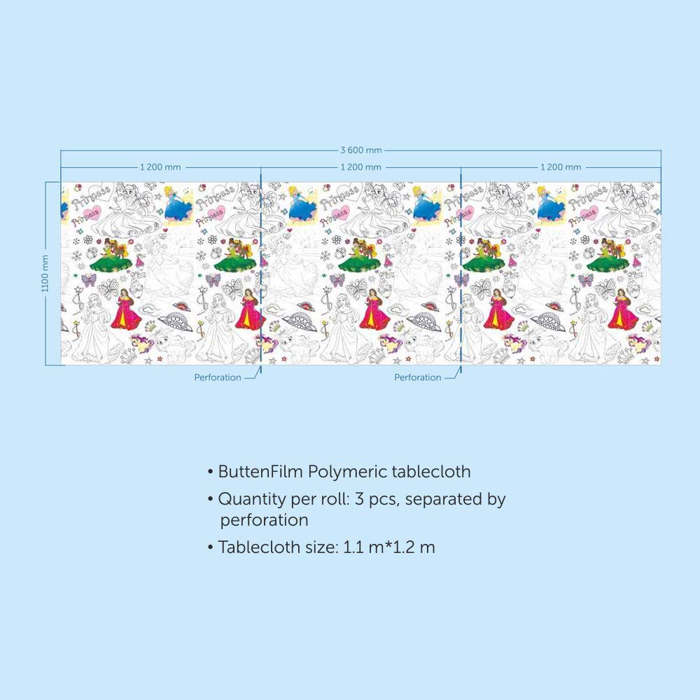 Coloring Tablecloth Cars
