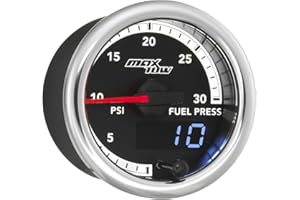 MaxTow Match 30 PSI Fuel Pressure Gauge Kit for Dodge Ram 6.7L Cummins 4th Gen Diesel Truck - Includes Electronic Pressure Se