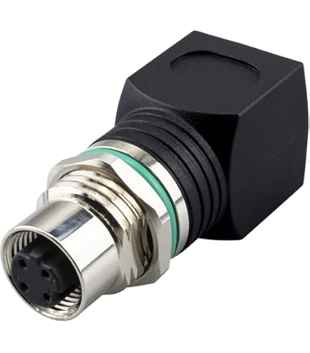 HangTon Industriële Ethernet-kabel M12 8-polig gecodeerd A mannelijk naar RJ45 CAT6 voor cognex en automatiseringsapp 1 m