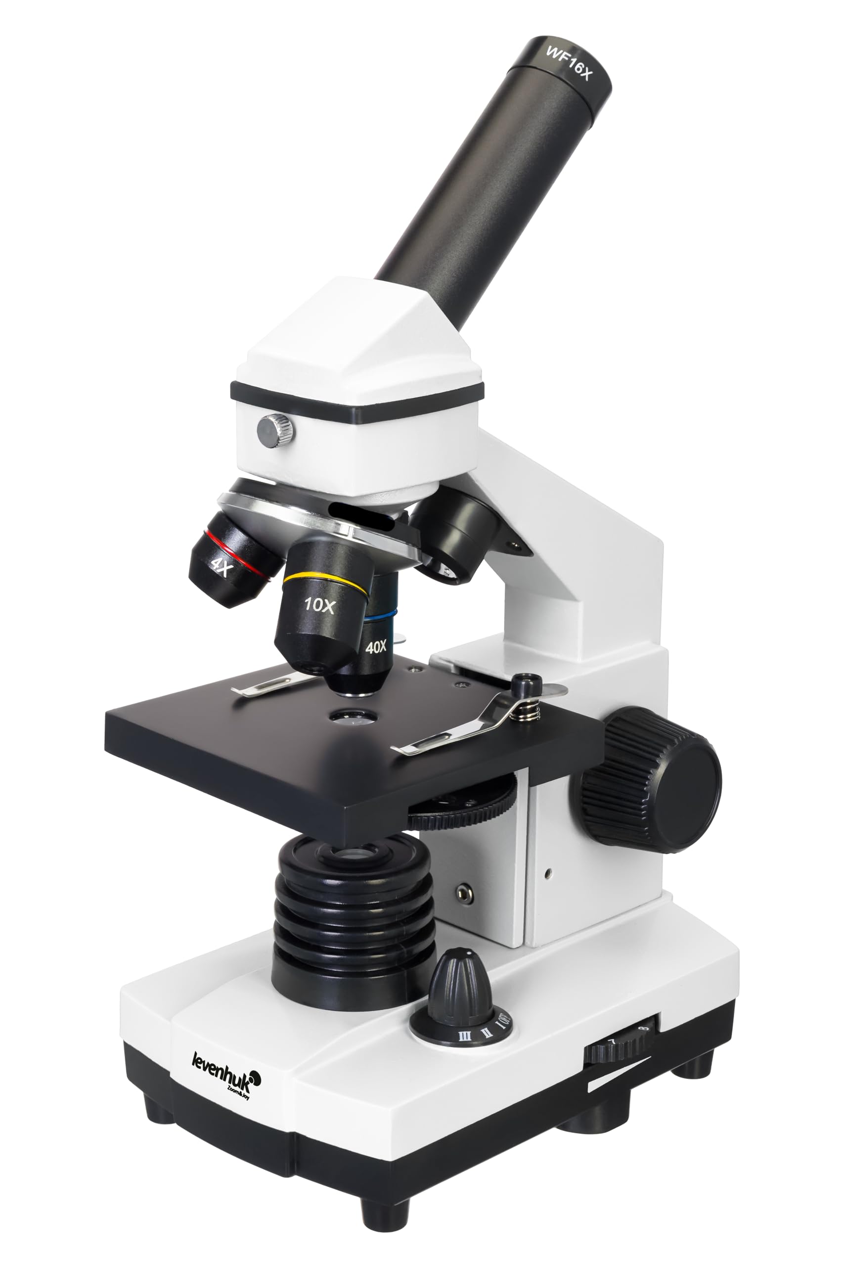 Levenhuk Rainbow 2L PLUS Moonstone Kids Home Lab STEM Kit with 640x Portable Biological Microscope, Full-Colour Illustrated Experiment Guide, Prepared Samples and Scientific Tools, White (EN)