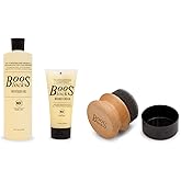 John Boos 3-Piece Boos Block Charcuterie Board and Wood Cutting Board Care and Maintenance Set, 16-Ounce Mystery Oil, 5-Ounce