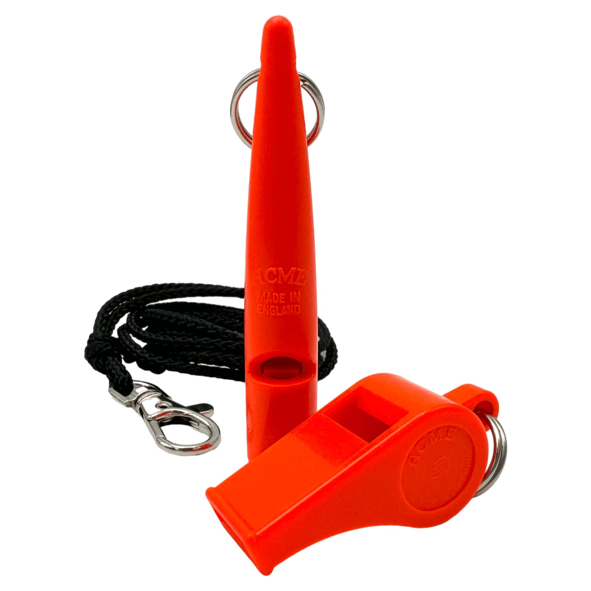 ACME Whistle Set No 211.5 and Triller 660 and Whistle Band in Orange
