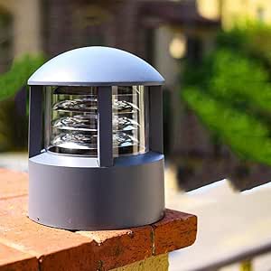 BTBAM Valla exterior Puertas Tabla estigma Luz de pared poste de la