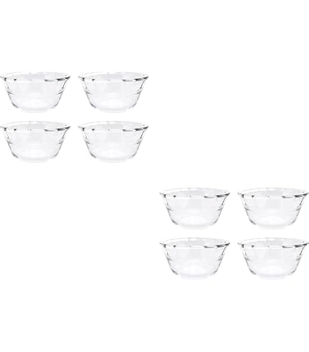 Amazon.com | Pyrex, Clear Glass Original 10 oz Custard Cup (4 Pack):  Dessert Bowls