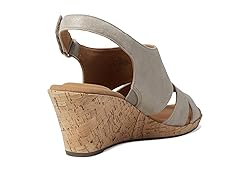 Rockport Women's Briah Sling Wedge Sandal, Taupe