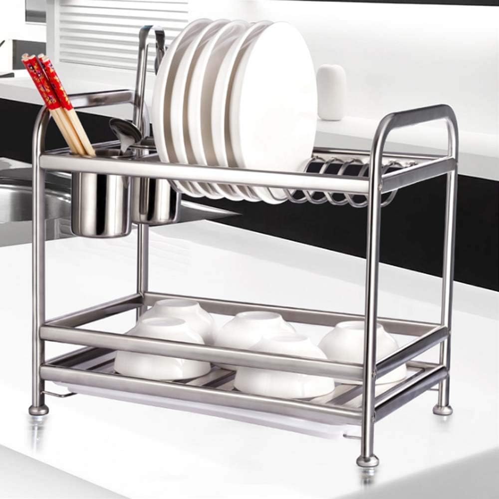 Cutlery Drying Rack Kitchen Stainless Steel Dish Rack