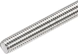 sourcing map M8 x 100mm Fully Threaded Rod 304 Stainless Steel Right Hand view 4