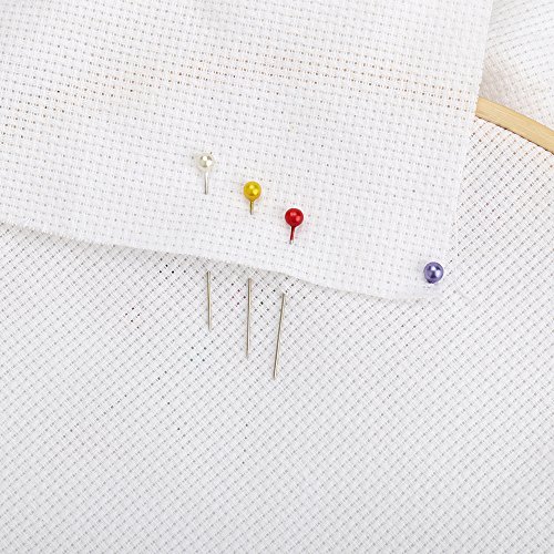SUBANG 1200 Pieces Sewing Pins 38mm Multicolor Pearlized Head Pins for Dressmaking Jewelry Components Flower Decoration with Transparent Cases, 12 Colors - Thumbnail 6