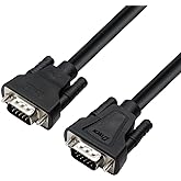 DTech 3 Feet SVGA VGA Computer Monitor Cable Male to Male Supports 1080p High Resolution (1 Meter, Black)