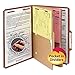 Smead Pressboard Classification File Folder with SafeSHIELD Fasteners, 2 Pocket Dividers, 2
