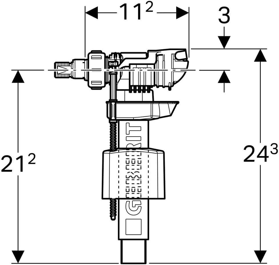 Geberit 188335 Tap, Brass - Image 4