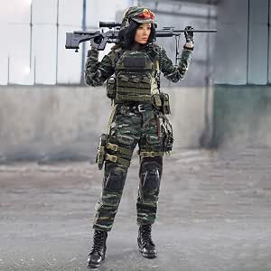 Amazon.com: Figura de acción militar Haoun de escala 1/6, modelo de soldado  flexible de 12 pulgadas con colección de accesorios de juguetes militares  para niños y adultos, figura del ejército de Estados